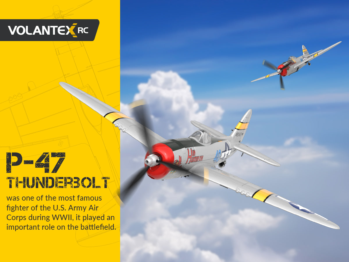 VolantexRC P47 Thunderbolt - Relive History with RC Adventure!
