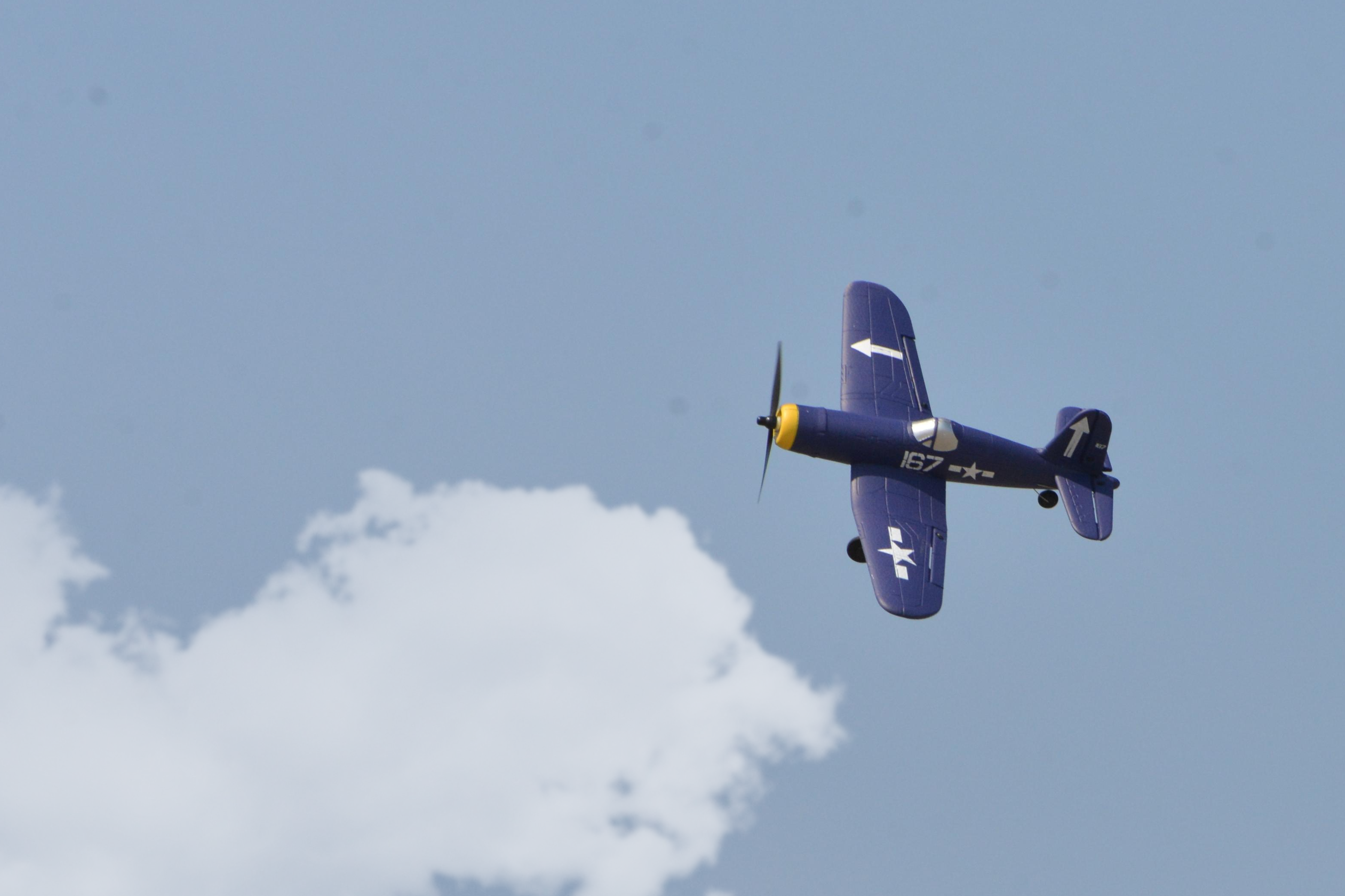 Spareparts for VOLANTEXRC 400mm F4U Corsair RC Plane