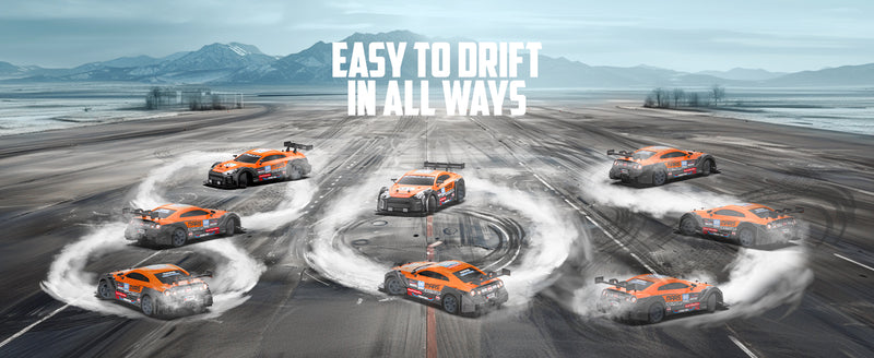 RACENT 1:16 RC Drift Car 4WD 18KM/H, 2 baterías, vehículo de Juguete Modelo Deportivo para niños, niños y Adultos