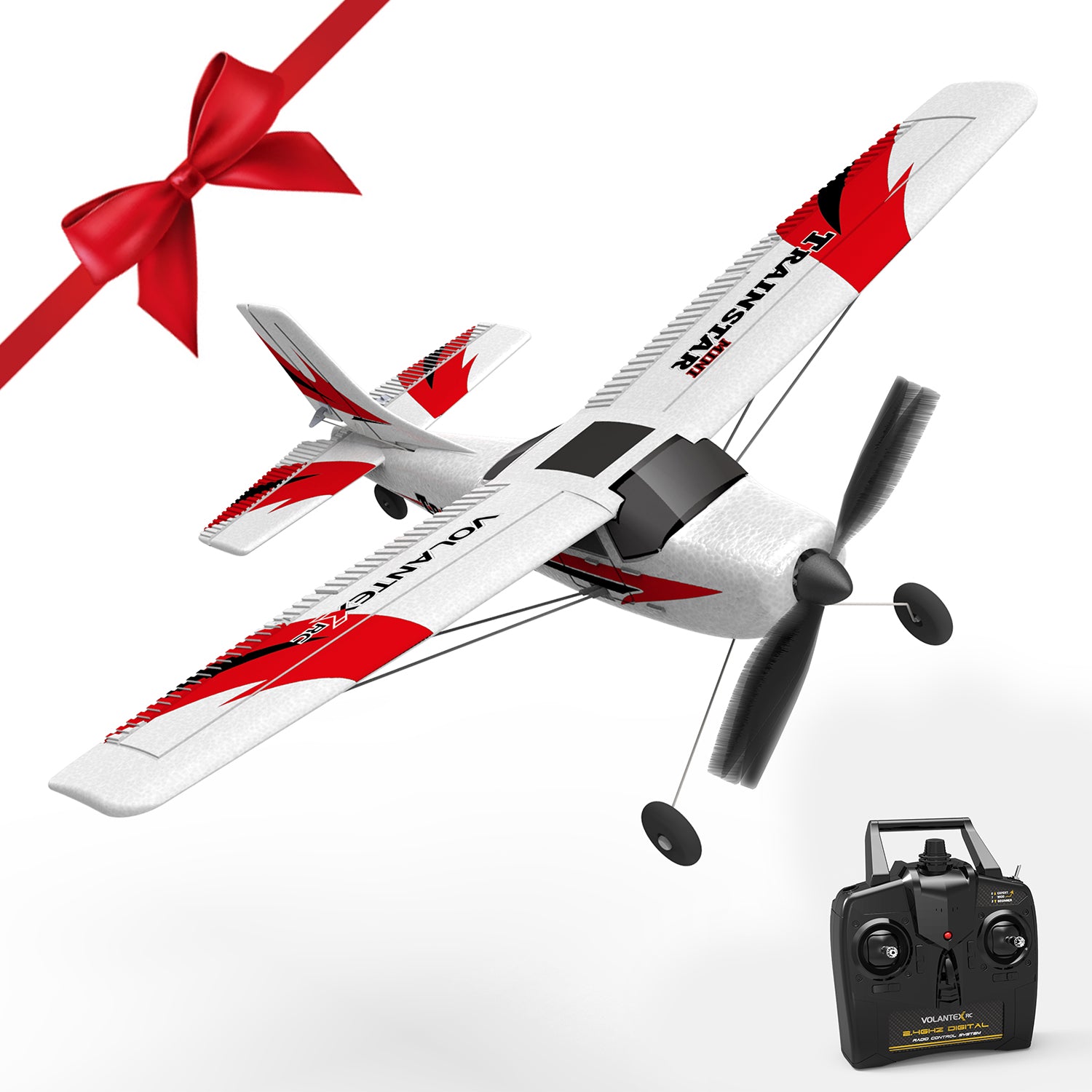 VOLANTEXRC Trainstar Mini RC Airplane for Beginners Xpilot Gyro Stabilizer Easy Fly