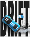 RACENT 1:20 RC Drift Car 4WD, LED Light, 2 Batteries Blue