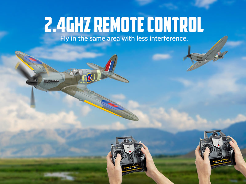 VOLANTEXRC Spitfire (RTF) 4CH 400mm con giroscopio (15,7'') 76112