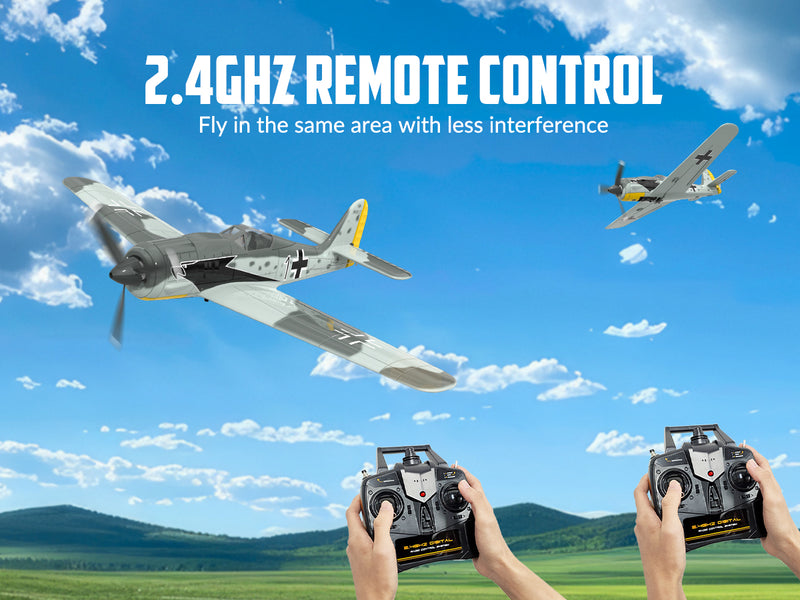 Volantex RC FW190 (RTF) 4 canales 400 mm con 3 modos (15,7'') 76117
