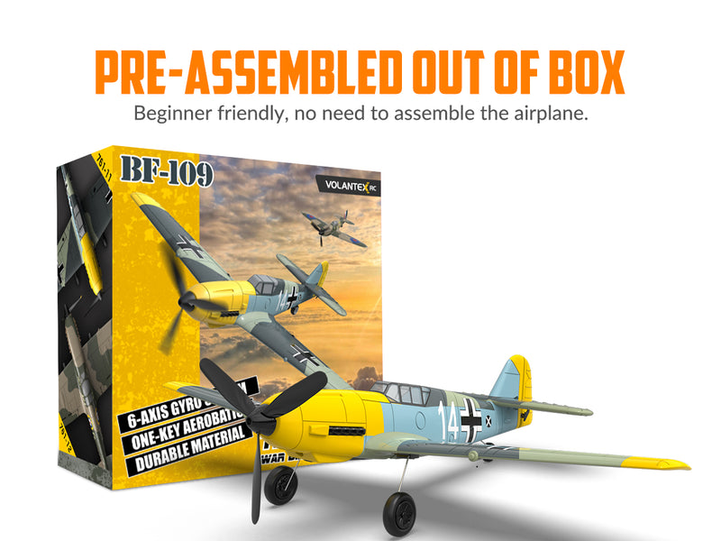 VOLANTEXRC BF109 (RTF) 4CH 400mm with Gyro (15.7'') 76111