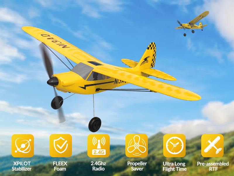 VOLANTEXRC Sport Cub (RTF) 3CH 400mm for Beginners (15.7'') 76114