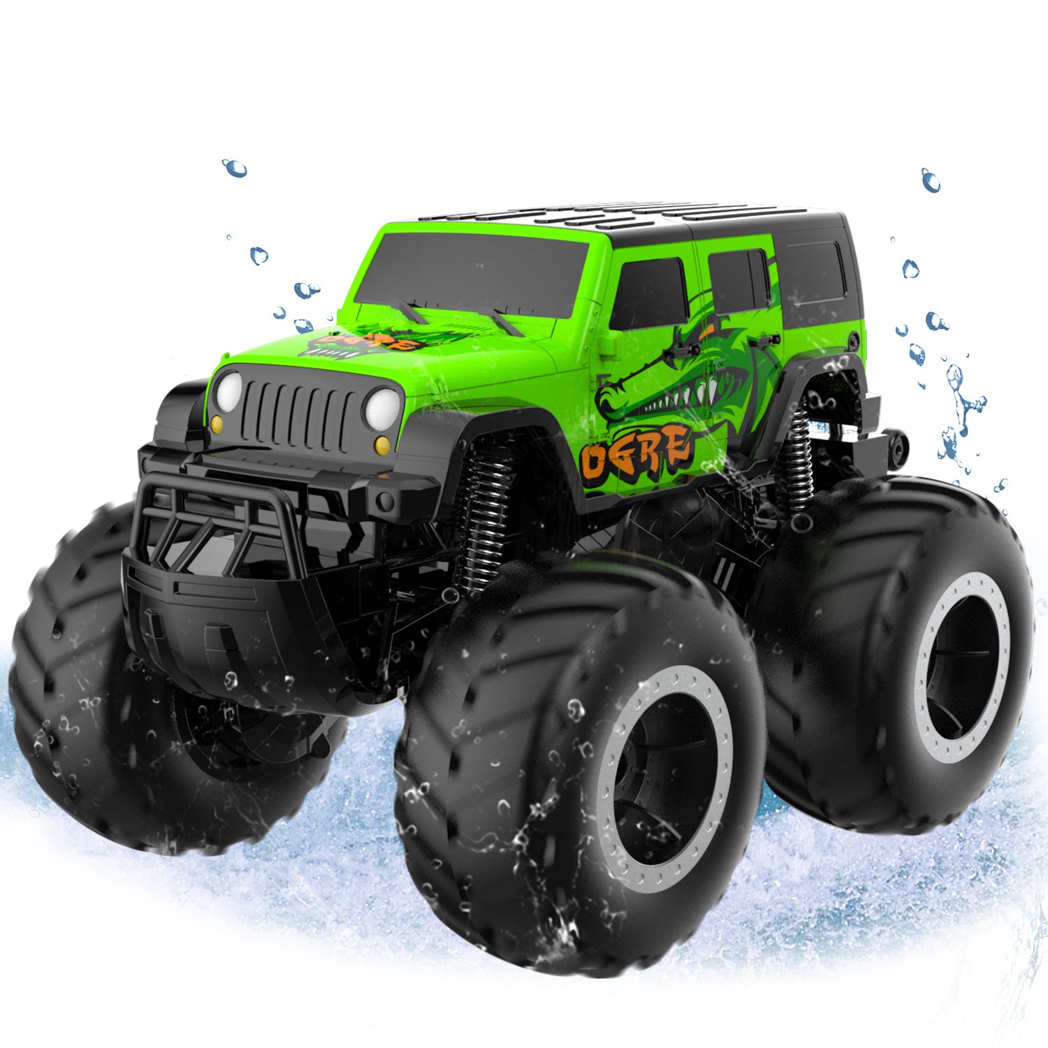 Rc Trucks Kids Control Car STEMTRON Amphibious RC Monster Truck