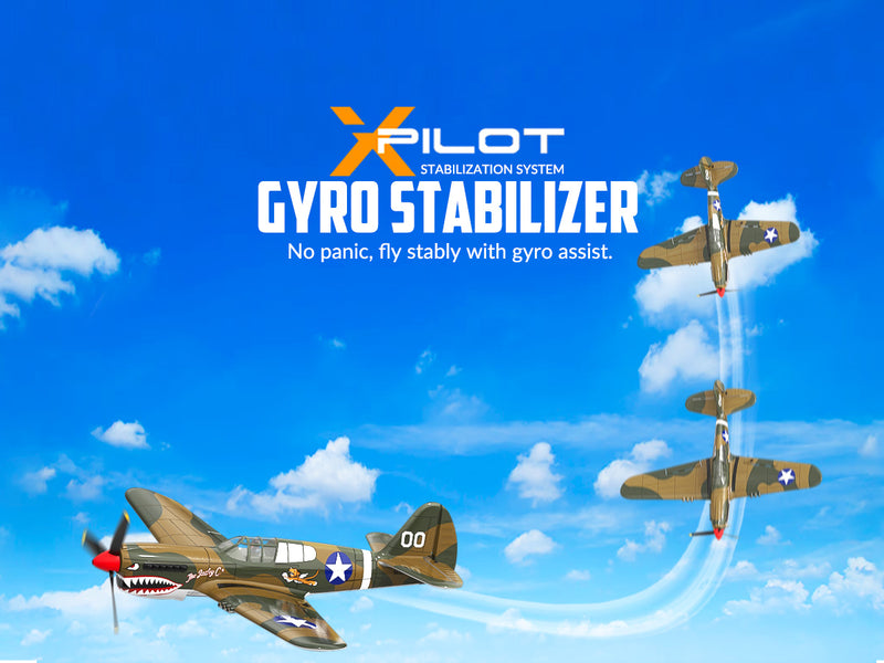 VOLANTEXRC Warhawk P40 (RTF) 4CH 400mm For Beginner (15.7'') 76113