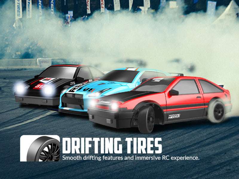RACENT Thrill Rider: 1:24 4WD, 10MPH, LED, Racing/Drift