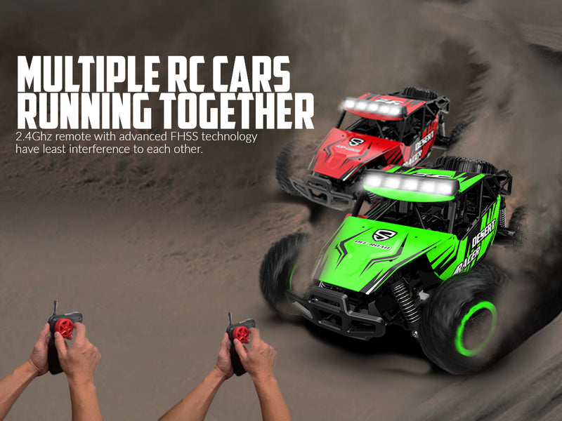 Racent escala 1:16 todoterreno control remoto Rock Crawler Desert Racer