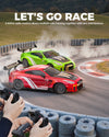 Racent 1:20 RC Drift Car 4Wd, 2 baterías, doble motor rojo