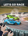 RACENT 1:20 RC Drift Car 4WD, LED Light, 2 Batteries Blue