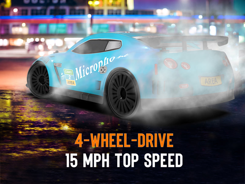 Racent Control remoto Drift Car 2.4Ghz 1:14 Escala RC Sport Racing Cars 4WD RTR Hight Speed RC Vehículo con luces LED