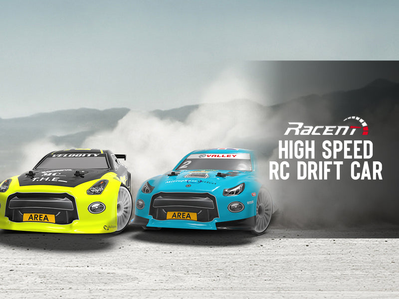 Racent Control remoto Drift Car 2.4Ghz 1:14 Escala RC Sport Racing Cars 4WD RTR Hight Speed RC Vehículo con luces LED