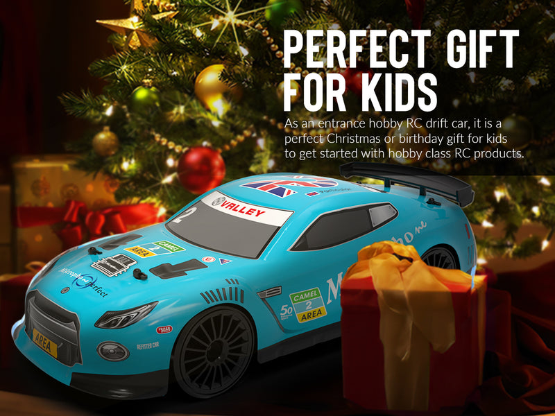 Racent Control remoto Drift Car 2.4Ghz 1:14 Escala RC Sport Racing Cars 4WD RTR Hight Speed RC Vehículo con luces LED