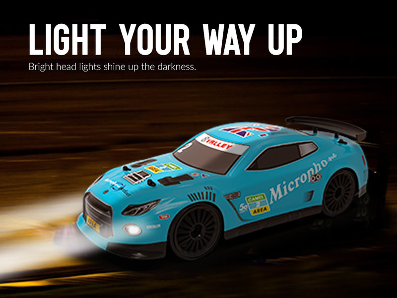 Racent Control remoto Drift Car 2.4Ghz 1:14 Escala RC Sport Racing Cars 4WD RTR Hight Speed RC Vehículo con luces LED