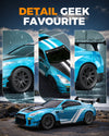 RACENT 1:20 RC Drift Car 4WD, LED Light, 2 Batteries Blue