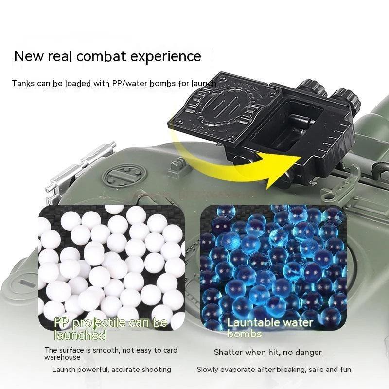 New Remote Control Tank 2.4g Us M1a2 Tank Car Toy 1/18 Rc Car Water Bomb Electric Charging Toys For Military Model Boys Kids Toy