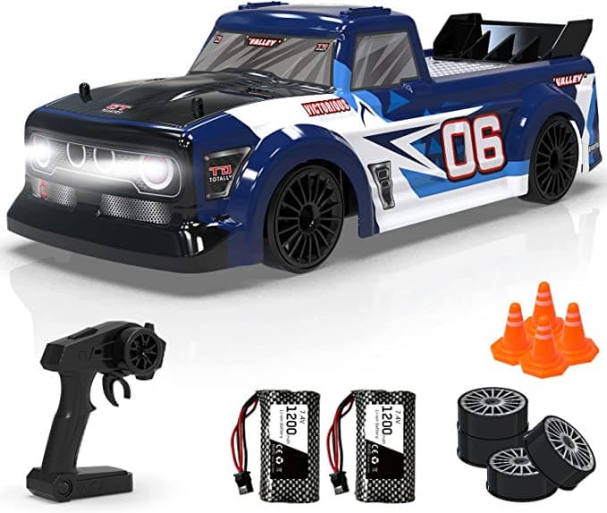 Racent Remote Control Car 1:14 Scale Drift RC Cars for Kids 2.4Ghz 4WD with  Led Light