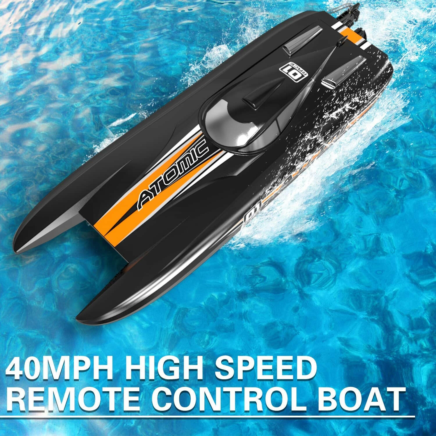 Atomic X 40mph High Speed RC Boat (792-6) RTR - EXHOBBY