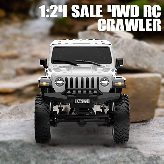 Conquer Any Terrain with the Racent 1/24 Crawler RC Monster Truck with LED Light