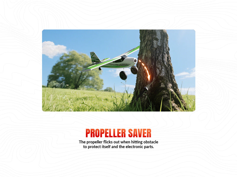 Volantexrc 500 mm Trainstar Stunt sin escobillas con motor de actualización 76804