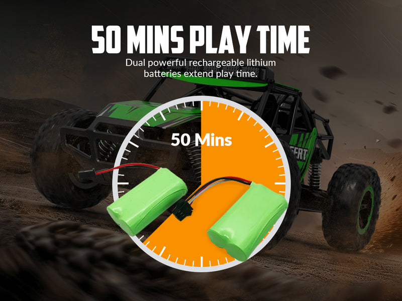 Racent escala 1:16 todoterreno control remoto Rock Crawler Desert Racer