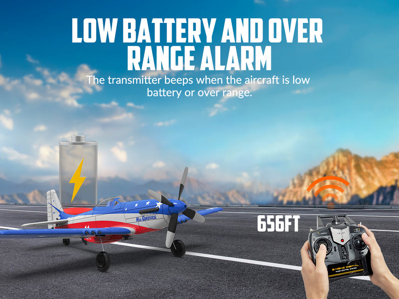 VOLANTEXRC Miss America (RTF) 4CH 400mm For Beginner (15.7'') 76105