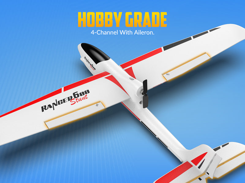 Volantexrc Ranger 600s White (RTF) 4ch RC Glide (23.6 '') 76102S