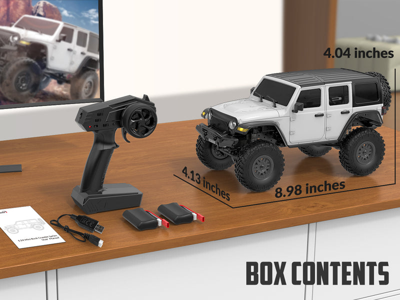 RCS24 Off Road 1/24 Rock Crawlers with LED 4WD