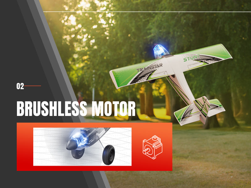 Volantexrc 500 mm Trainstar Stunt sin escobillas con motor de actualización 76804