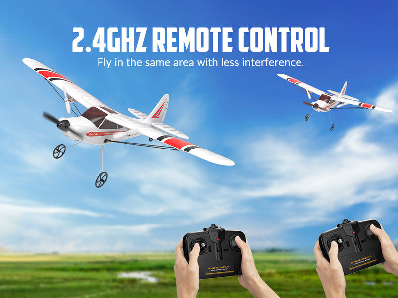 VOLANTEXRC Sport Cub (RTF) 2 canales 400 mm para principiantes Gyro (15,7'') 76202