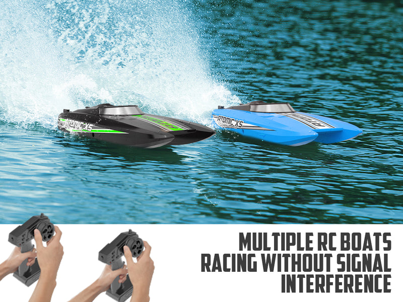 VOLANTEXRC AtomicXS Remote Control Boat for Kids Play in Pool Easy Running Great Gift Boat