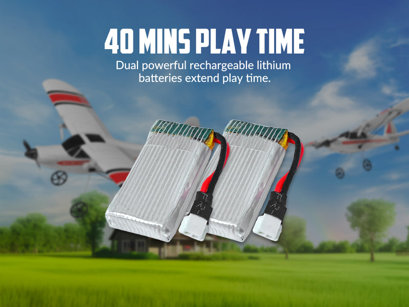 VOLANTEXRC Sport Cub (RTF) 2 canales 400 mm para principiantes Gyro (15,7'') 76202