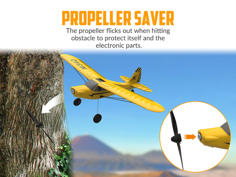 VOLANTEXRC Sport Cub (RTF) 3CH 400mm for Beginners (15.7'') 76114