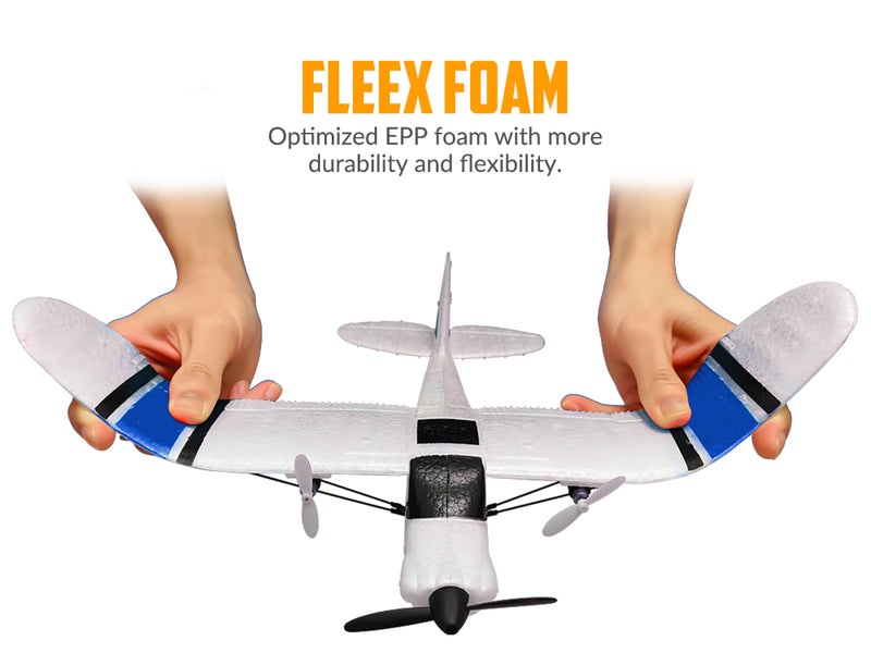 VOLANTEXRC Sport Cub S2 RC Avión con sistema de estabilización Gyro Listo para volar para principiantes 2-CH Avión de control remoto RTF (762-2)