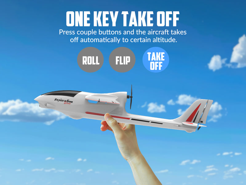 Volantexrc Ranger 600s White (RTF) 4ch RC Glide (23.6 '') 76102S