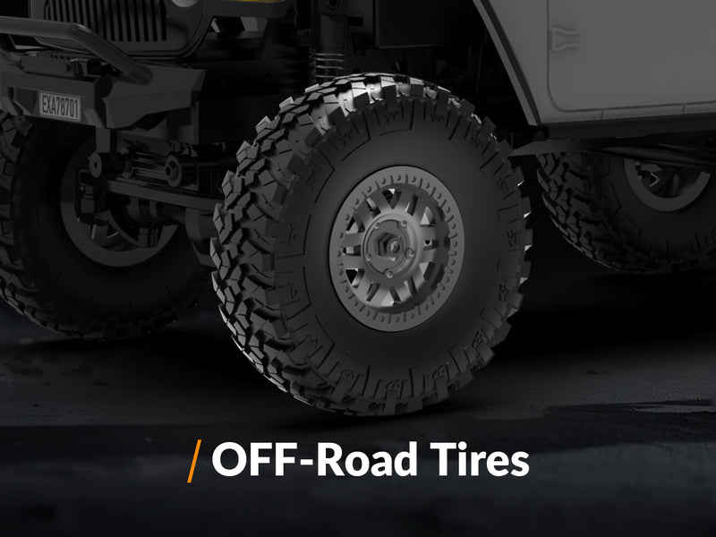 RCS24 Off Road 1/24 Rock Crawlers with LED 4WD