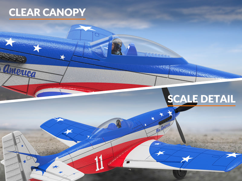 VOLANTEXRC Miss America (RTF) 4CH 400mm For Beginner (15.7'') 76105