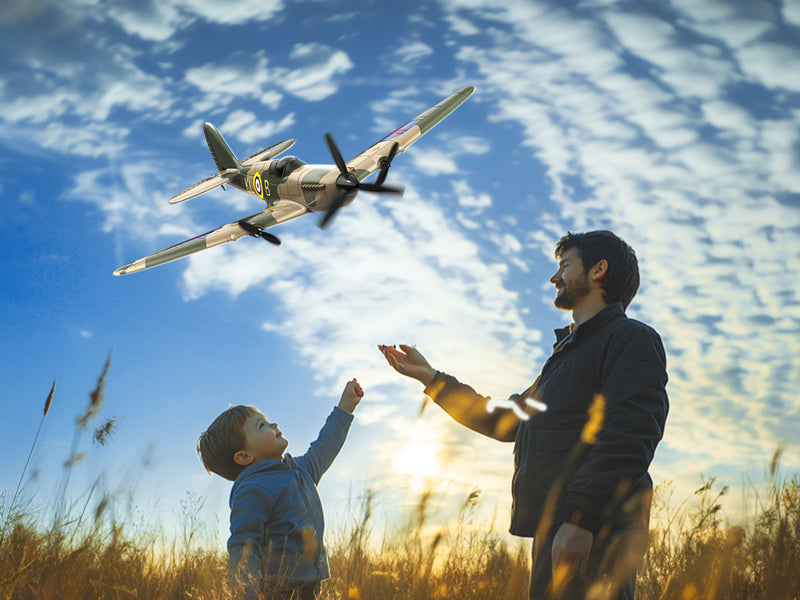 VOLANTEXRC Spitfire (RTF) 3CH 400mm con giroscopio (15,7'') 76205