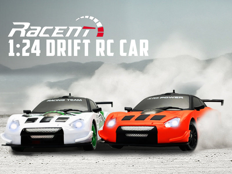RACENT Drift King: 1:24 4WD RC, 10MPH, LED Lights