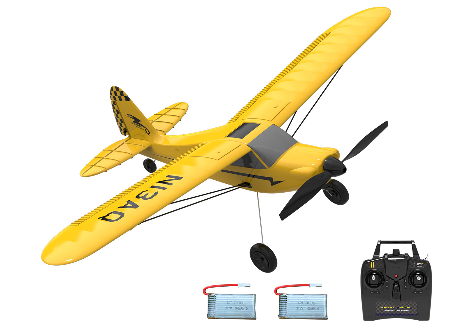 VOLANTEXRC 3CH Sport Cub S2 Avión de control remoto para principiantes con estabilizador Xpilot Easy to Fly (761-14) RTF