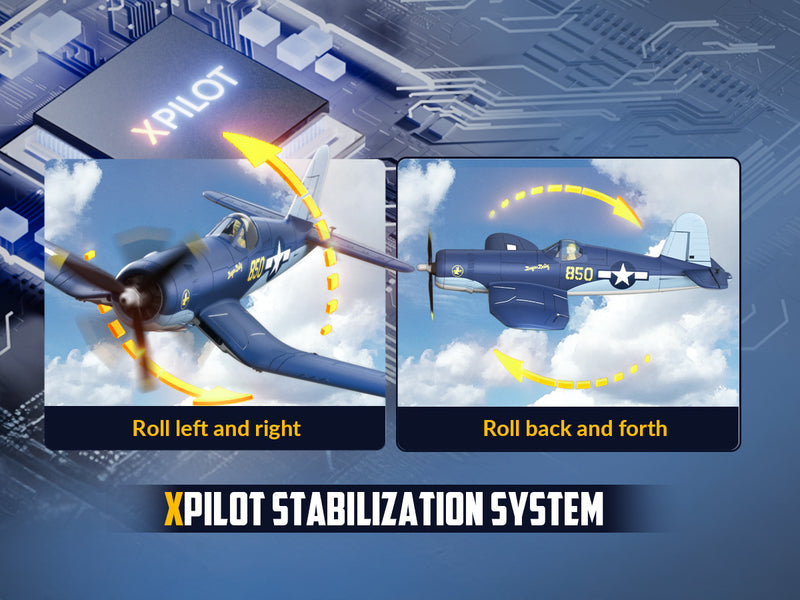 Volantexrc 500 mm Corsair F4U sin escobillas con motor de actualización 76803
