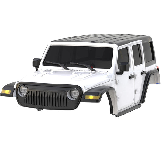 1 pieza de carcasa de carrocería de coche para 1/16 RC Truck Crossy (verde)