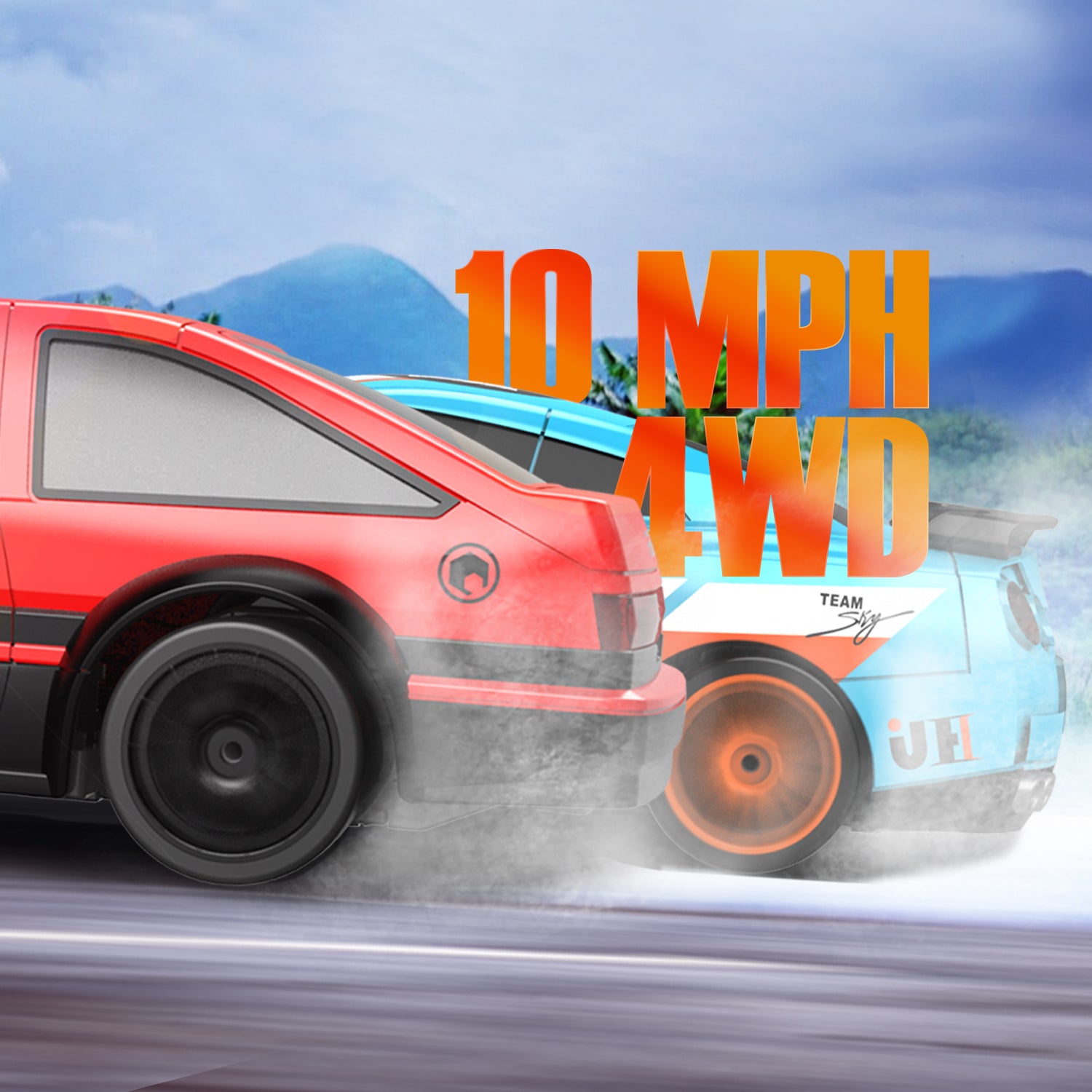 RACENT Zoom Master: 1:24 4WD, 10MPH, LED, Drift Ready