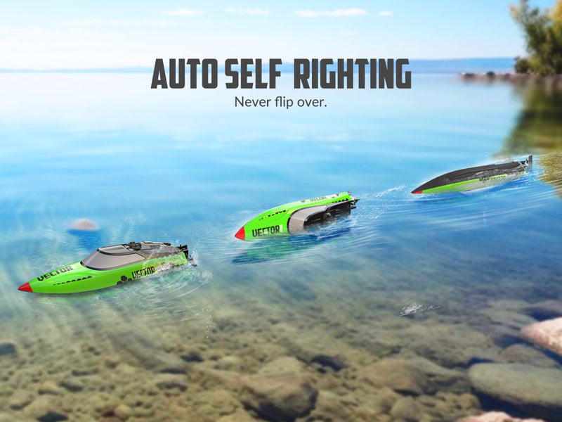 VectorSR65B High-Speed Brushless RC Boat 37MPH Self-righting Reverse RTR