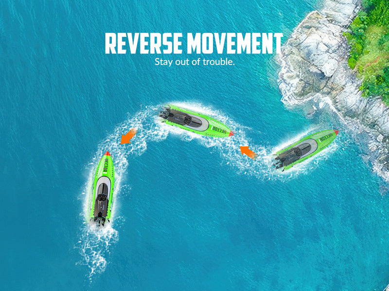 VectorSR65B High-Speed Brushless RC Boat 37MPH Self-righting Reverse RTR