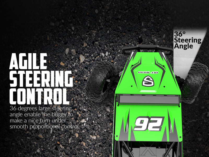 Racent escala 1:16 todoterreno control remoto Rock Crawler Desert Racer