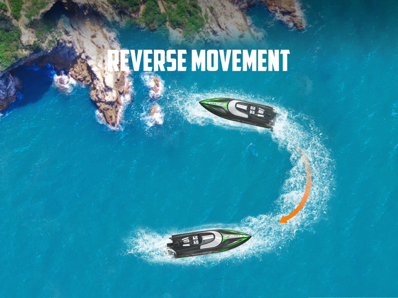 VOLANTEXRC VectorS Brushless 30mph High Speed RC Boat for Lake Racing Self Righting Feature