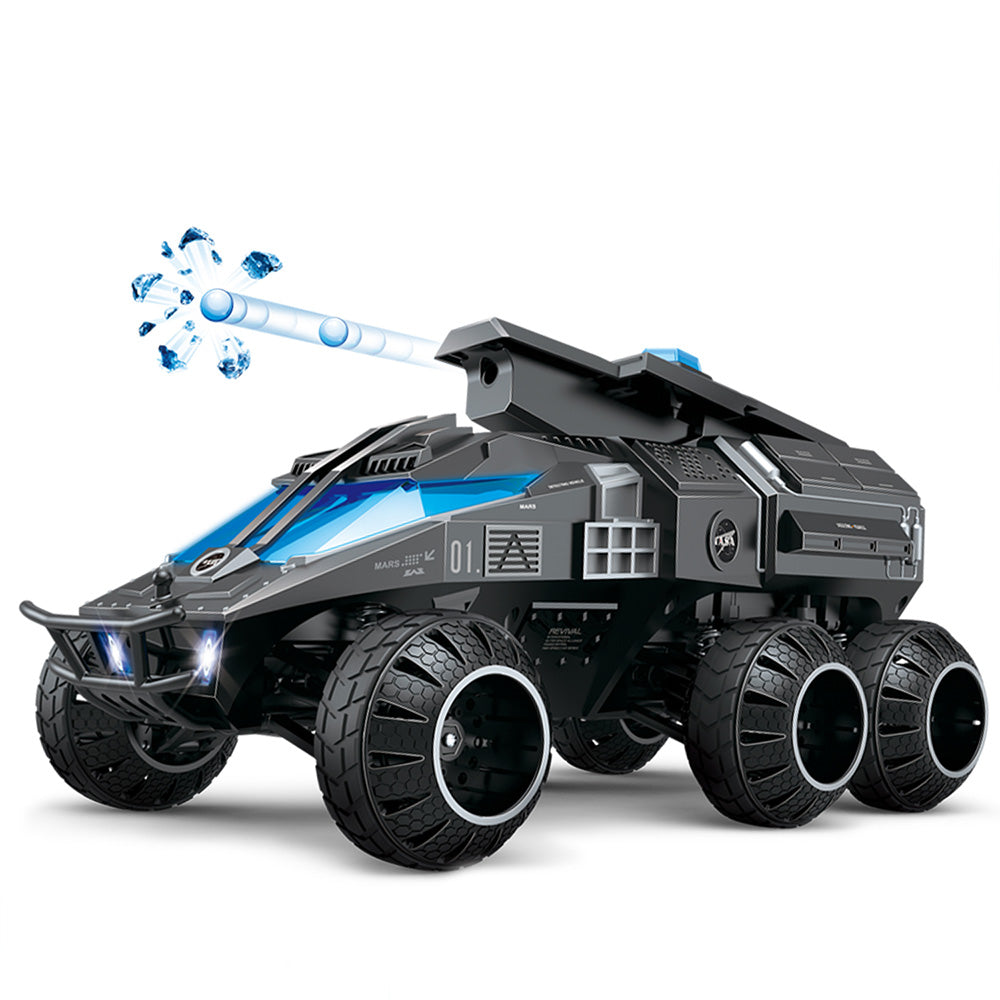 RACENT RC Crawler 1:12 Sale 6X6 2.4GHZ 15kmh Off Road All Terrain Monster Trucks with Colorful Led Lights (Grey)
