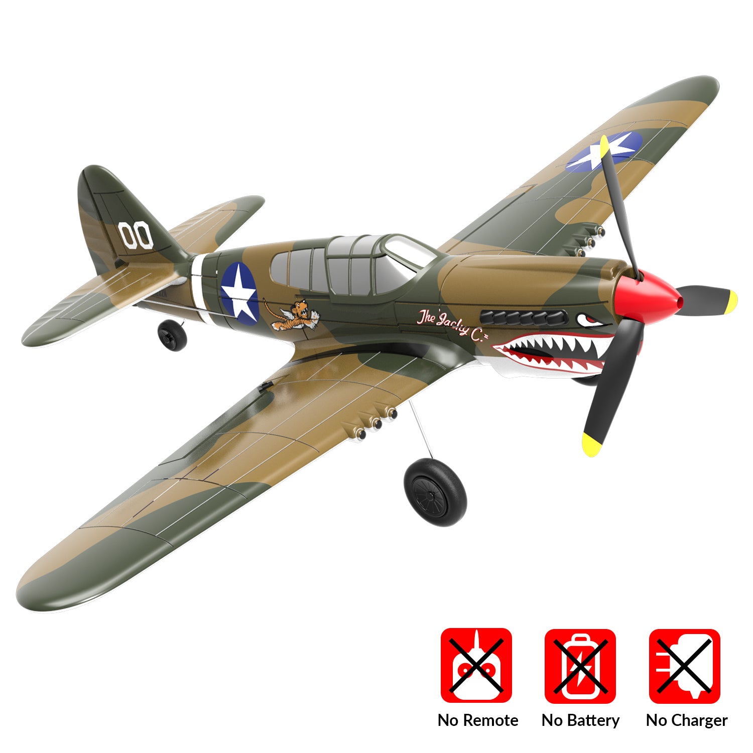 VOLANTEXRC P40 Warhawk (76113) PNP without Radio, Battery & Charger